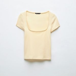 Brand New Zara Square Neck Top